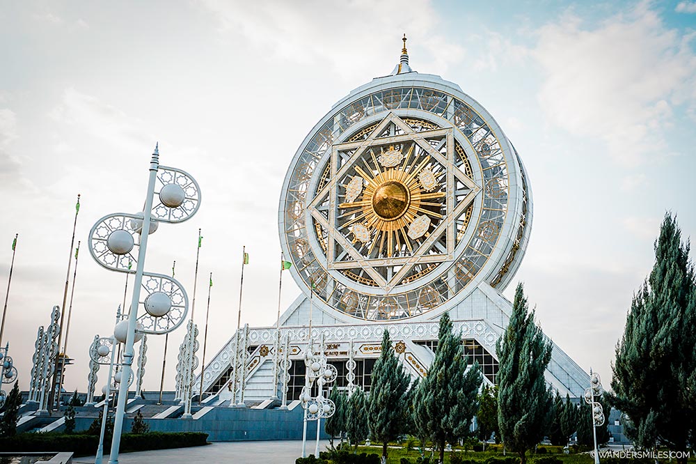 Alem Cultural and Entertainment Center-Ashgabat-Turkmenistan. © Wanders Miles