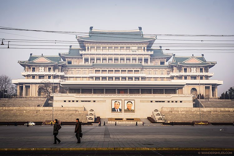 Grand People’s Study House in Kim Il Sung Square, Pyongyang - Things to see in Pyongyang