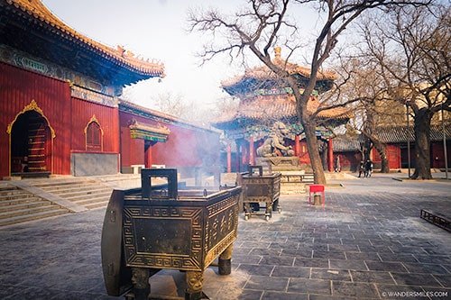 Burning incense at Lama Temple - Beijing 3 day itinerary