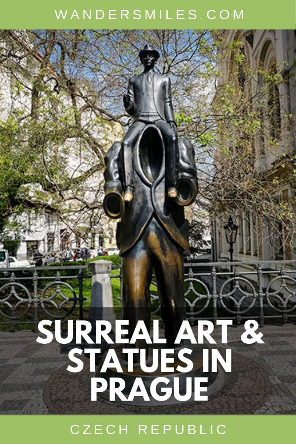 Guide to surreal art and statues in Prague and where to find it in the city