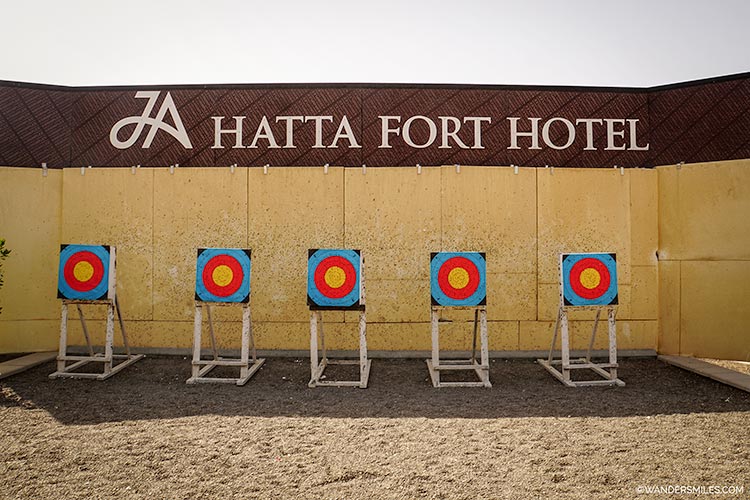 Archery at JA Hatta Fort Resort