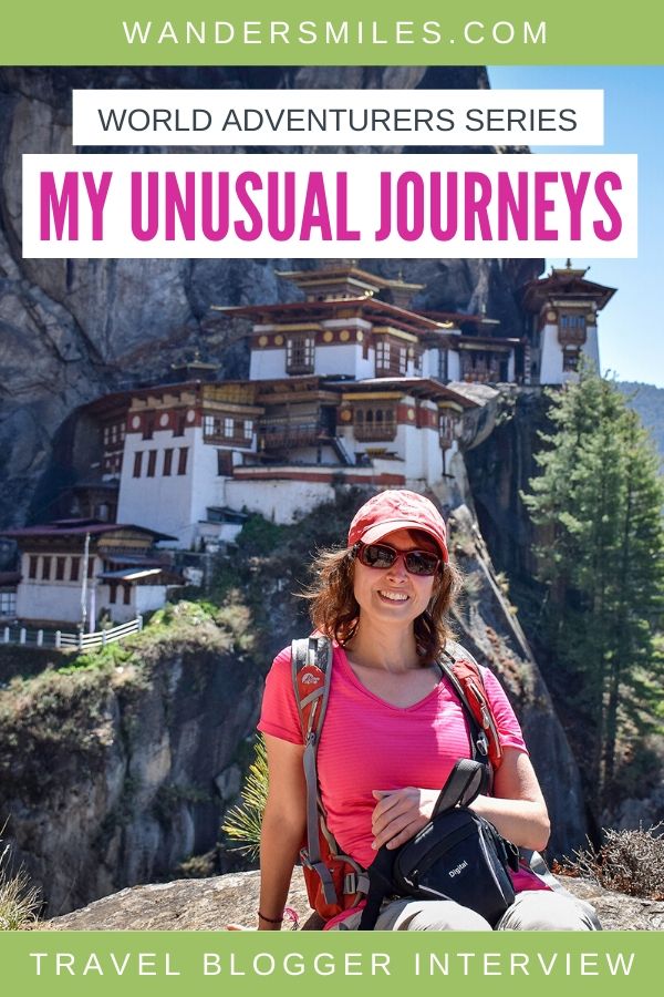 Konstantina Sakelliou from My Unusual Journeys travel blogger and author interviewed for the Wanders Miles World Adventurers Series