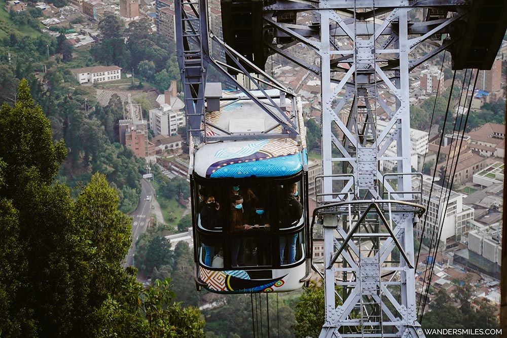 Cable Car to Monserrate,Bogota