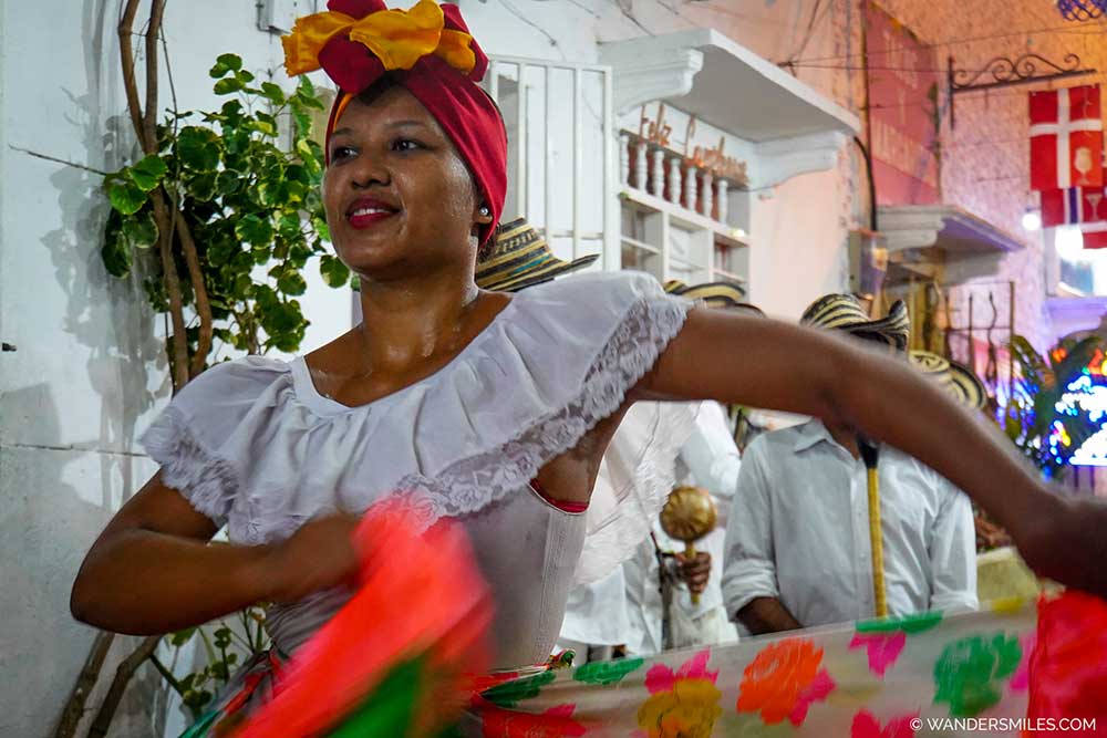 Columbian-Caribbean Street Performer in Getsemani