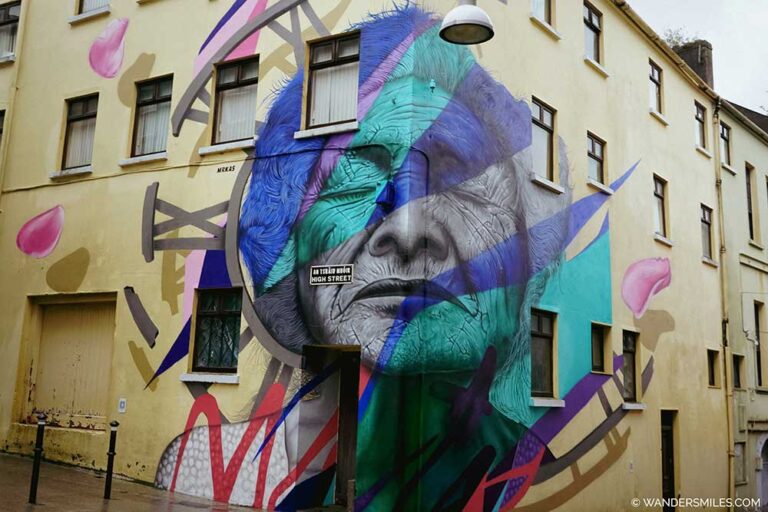 Street art on Henrietta Street - Visit Waterford Walls - Mr. Kas “Time is what you do with it”