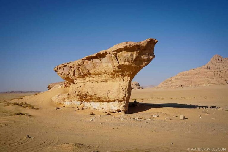 Rocks at Wadi Rum - Best time to visit Jordan