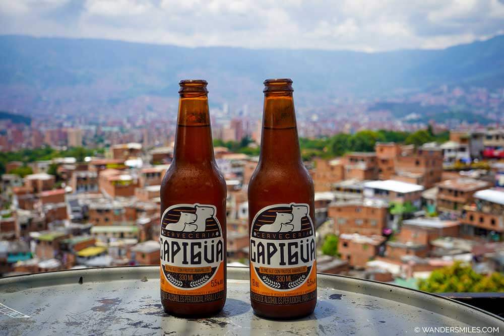 Craft beers at Comuna 13, Medellin Colombia