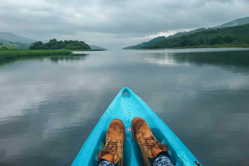 Kayaking on River Lochtay: Best outdoor activities in Scotland