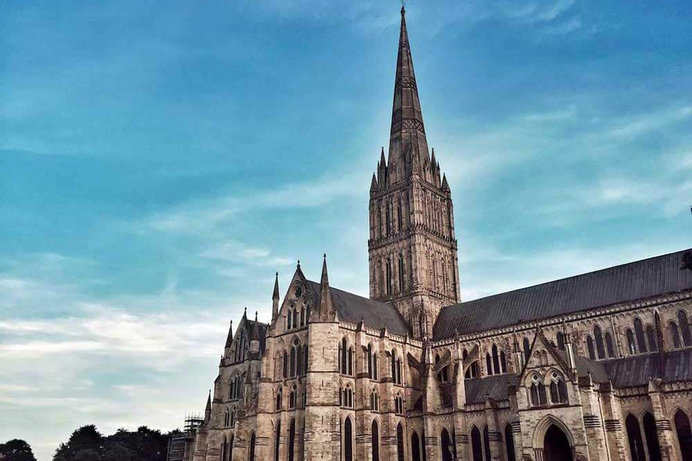 Salisbury Cathedral UK. Top Places to visit in Salisbury England.
