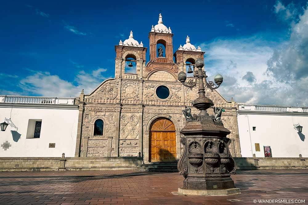 Riobamba Cathedral in Parque Maldonado - One of the iconic things to do in Riobamba Ecuador