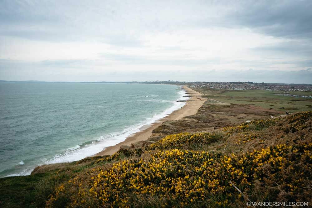 Coastal views from Hengistbury Head, Bournemouth, Dorset
