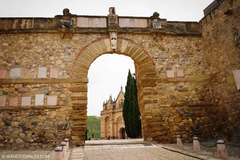 Renaissance-style, stone Arco de los Gigantes in Antequera