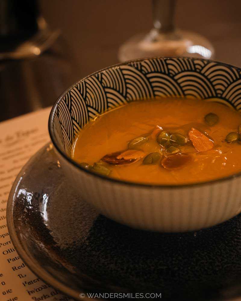 Crema de Calabaza (Pumpkin Soup) &mdash; a seasonal soup from Antequera, Andalucia