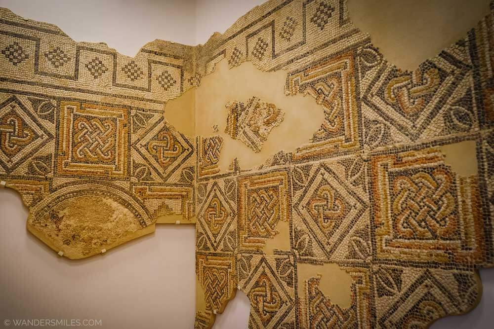 Mosaic from Roman Villa of Caserío Silverio in Antequera - Displayed in Museo de la Ciudad de Antequera - MVCA