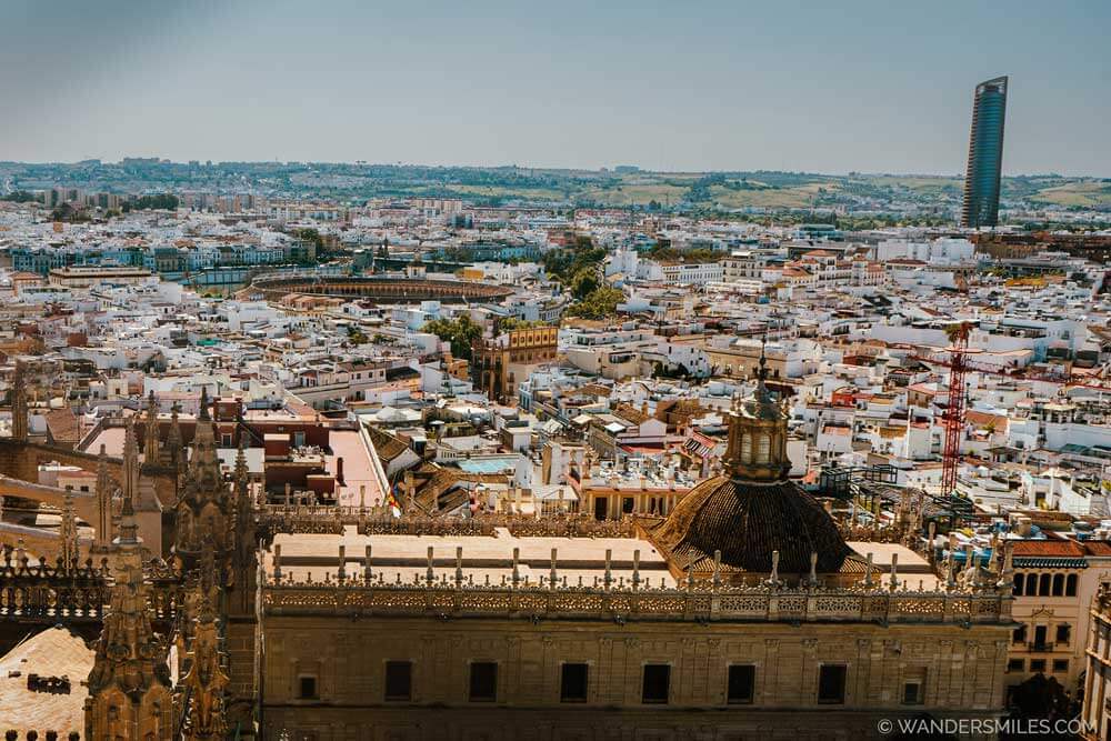 Seville cityscape views from Giralda Tower