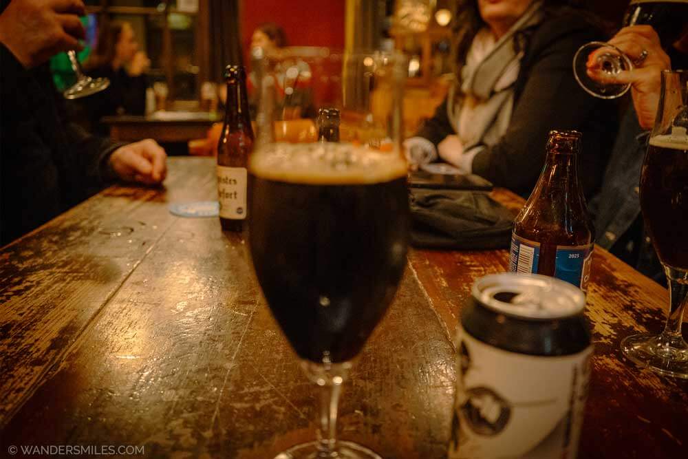 Beers in Cafe DeRat - A Brown Bar in Utrecht