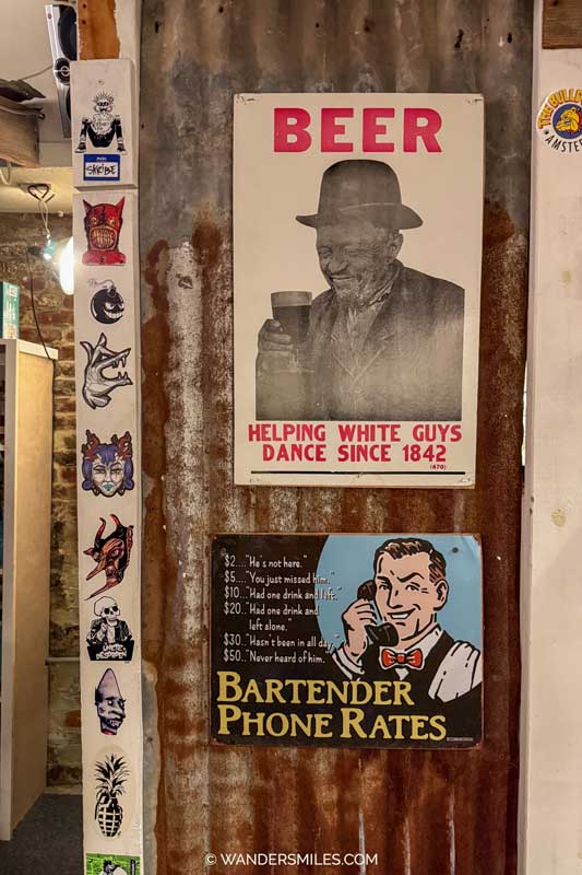 Posters at the Ham Bone Bar – Clarksdale