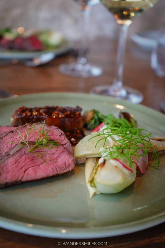 Norwegian Wagyu at Sky:Skraperen restaurant on Mount Ulriken