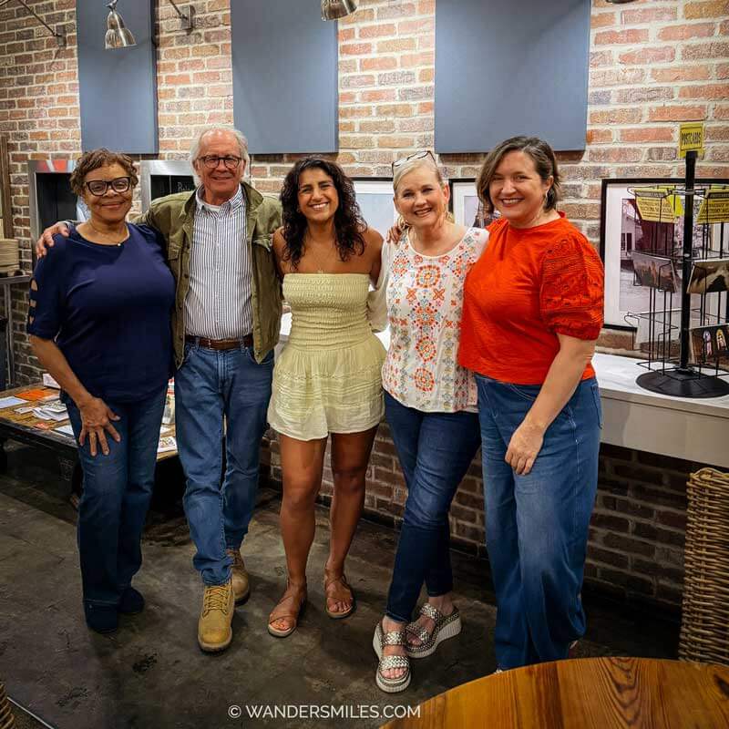 Group of people in Yazoo Pass, Clarksdale – Bloggers, Bubba O'Keefe and ladies from Visit Mississippi