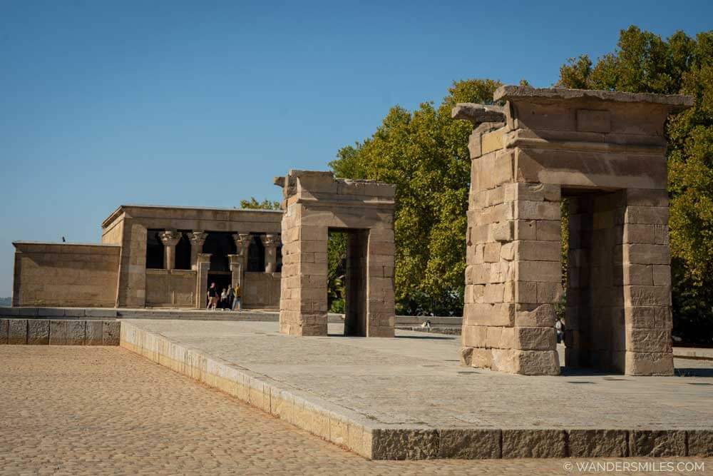 Egyptian Temple Of Debod in Madrid