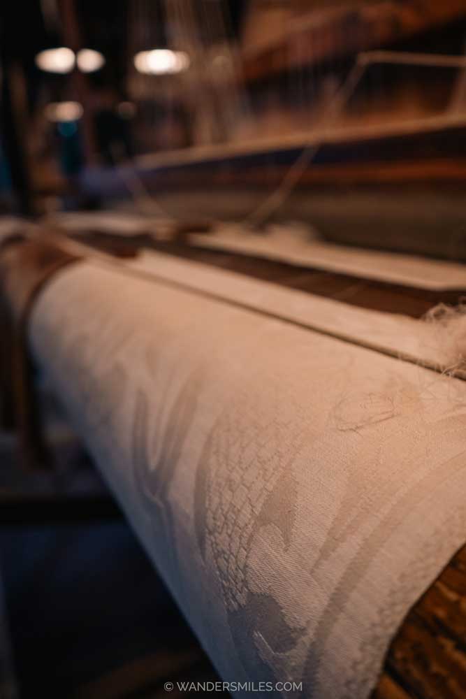 Damask Weaving Loom at Textiel Museum in Tilburg