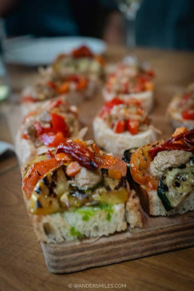 Delicious vegetarian sandwiches at Piet Hein Eek Grand Cafe Eindhoven